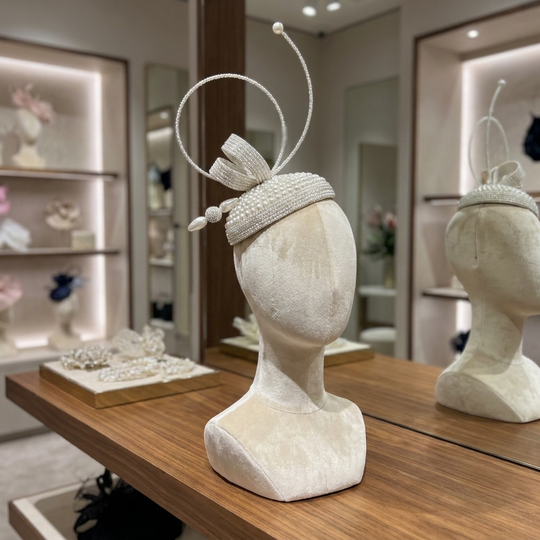 Haarreif Fascinator mit Juwelen – Leonardo