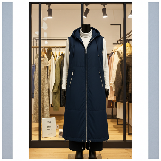 AQRL - Chaleco paracaídas con cremallera - Beige