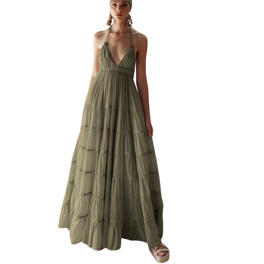 Lola Maxi Dress - Olive