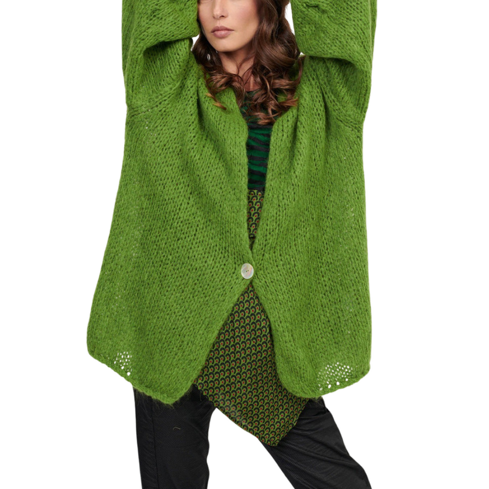 Edith Knit Cardigan - Green