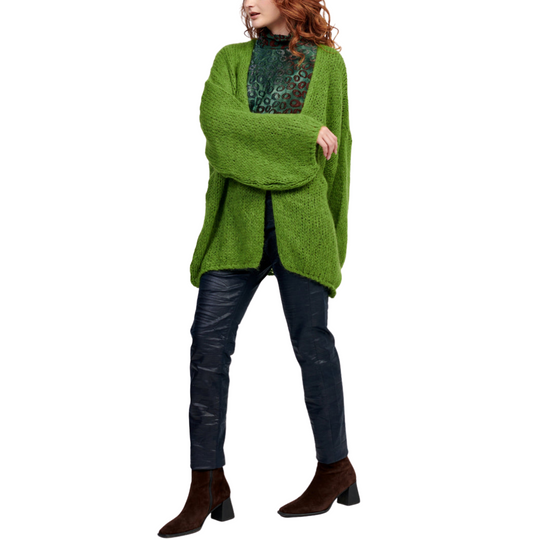 Edith Knit Cardigan - Green