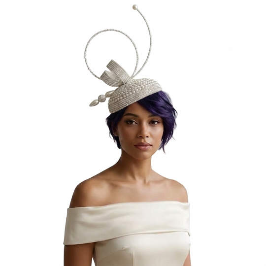 Haarreif Fascinator mit Juwelen – Leonardo