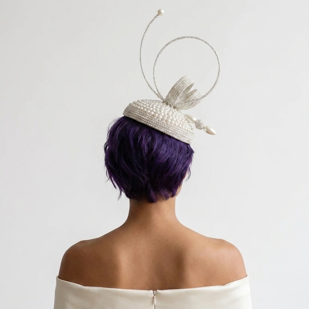 Haarreif Fascinator mit Juwelen – Leonardo