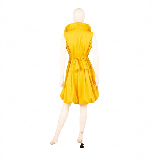 Vestido clásico de brocado jacquard con burbujas - BG