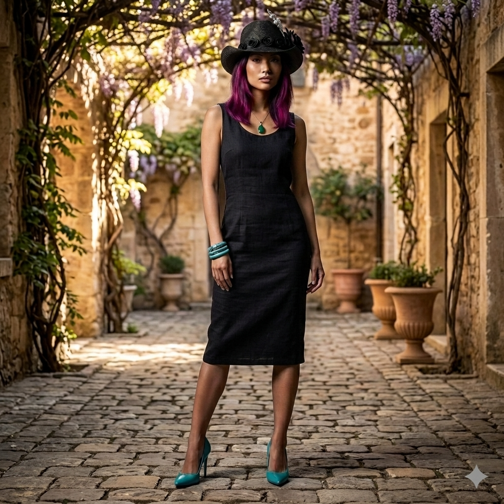 Savannah Black Rose Fedora