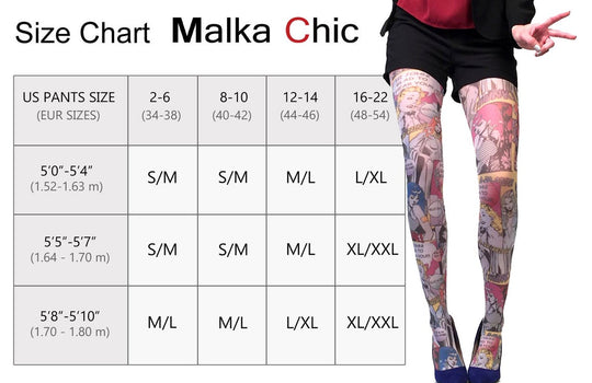 Cheetah Print Footless Tights – Animal Pattern Opaque Pantyhose