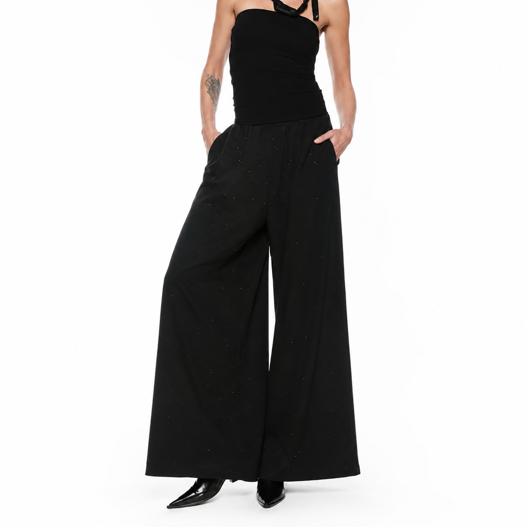 Igor Dobranic Margaret Black Sparkle Trousers