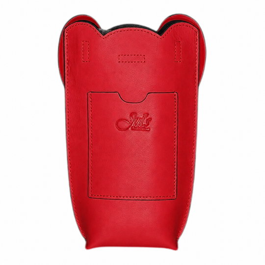 House of Juls Red Elephant Leather Crossbody Bag