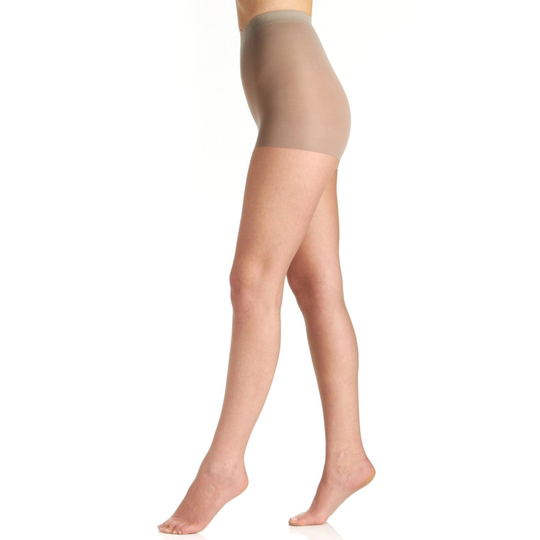 Pantimedias de control ultratransparentes - Blancas