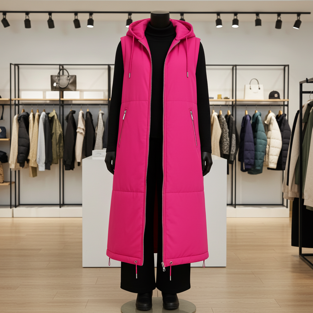 AQRL - Chaleco paracaídas con cremallera - Beige