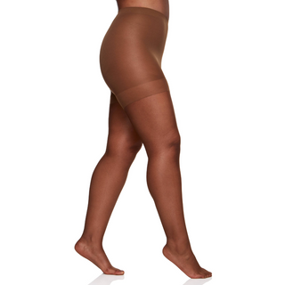 Queen Ultra Sheer Control Top Pantyhose - Fr. Coffee