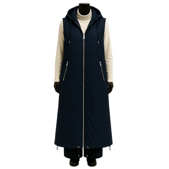 AQRL - Chaleco paracaídas con cremallera - Beige