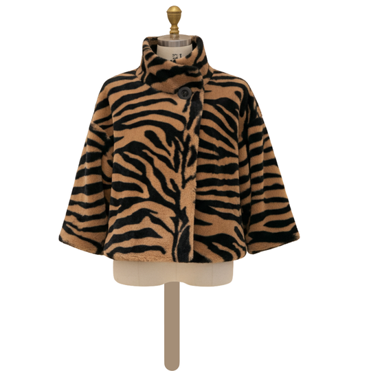 La chaqueta con estampado animal de Broadway