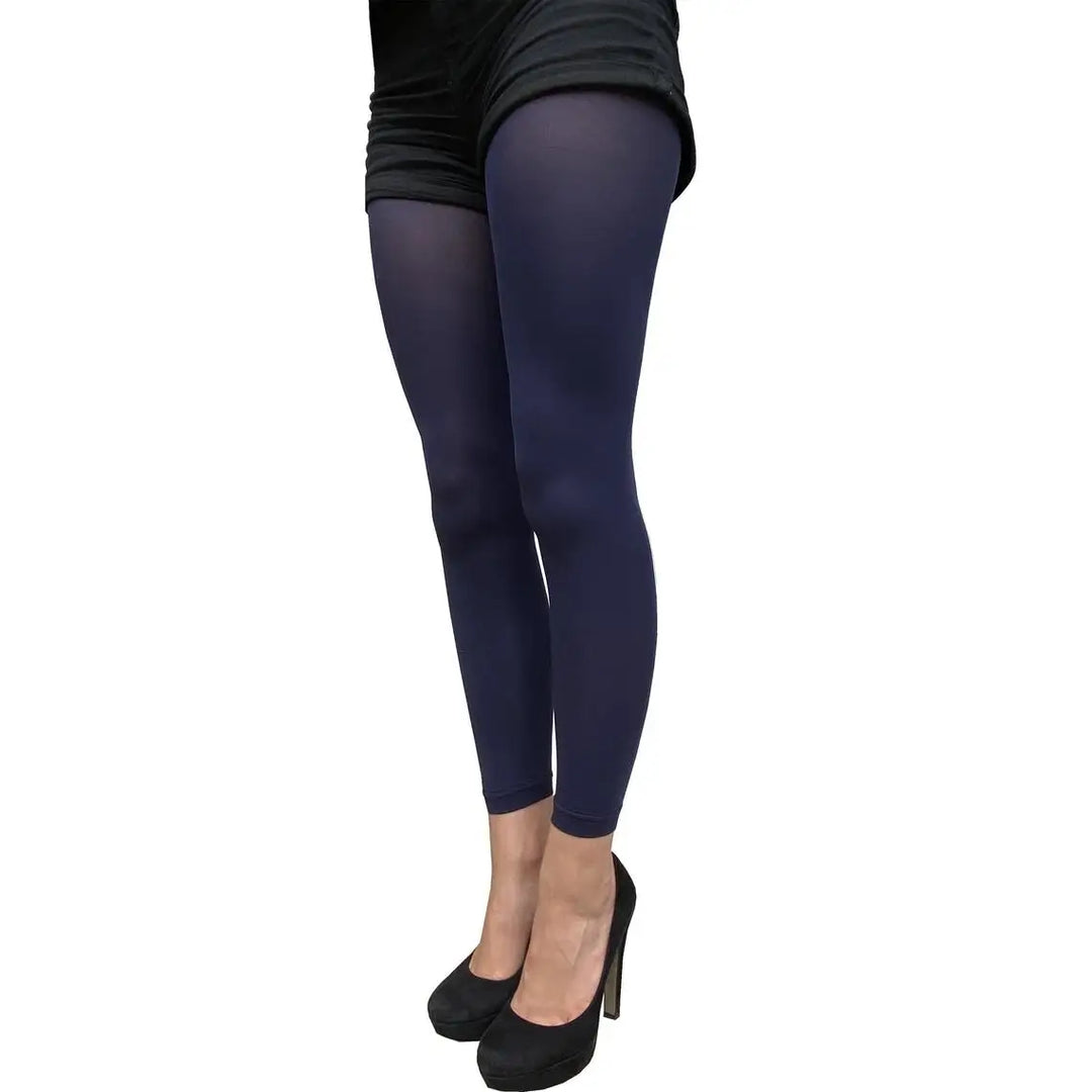 Braune, blickdichte Strumpfhose