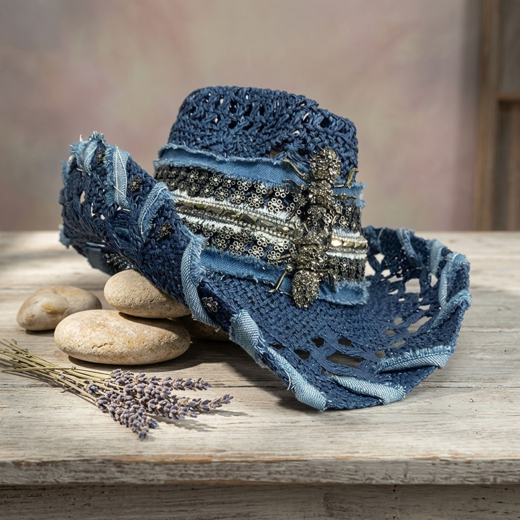 Bestickter Denim Cowboy - Shiloh