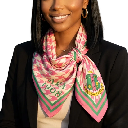 Houndstooth AKA Sorority Scarf