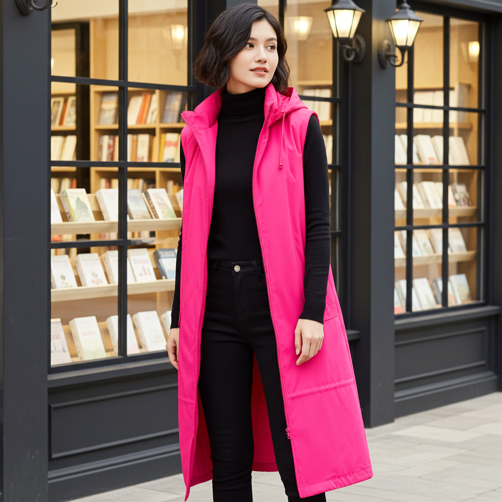 AQRL - Chaleco paracaídas con cremallera - Beige