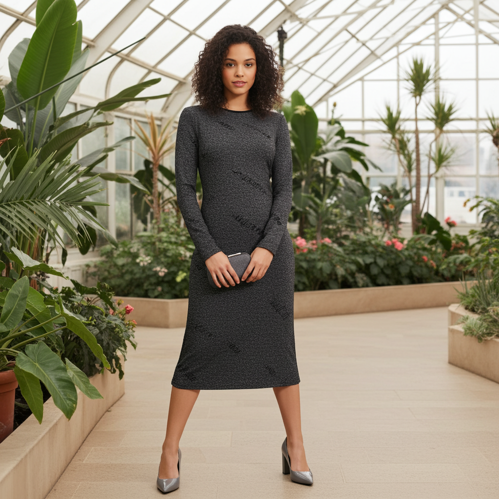 Vestido de punto ajustado - Desigual. logo