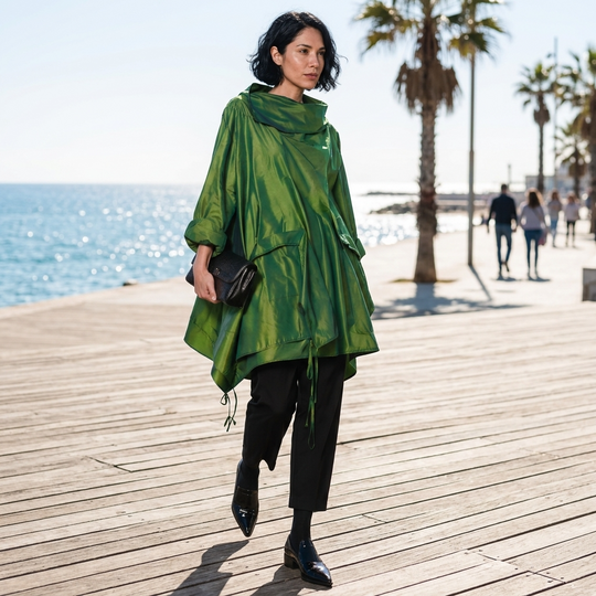 Igor Dobranic Bambo Olive Green Tunic