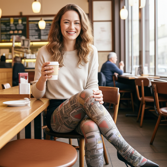 Brooklyn Pattern Printed Tights