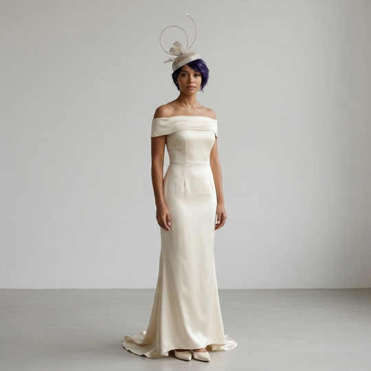 Diadema con joya Shonda, tocado negro