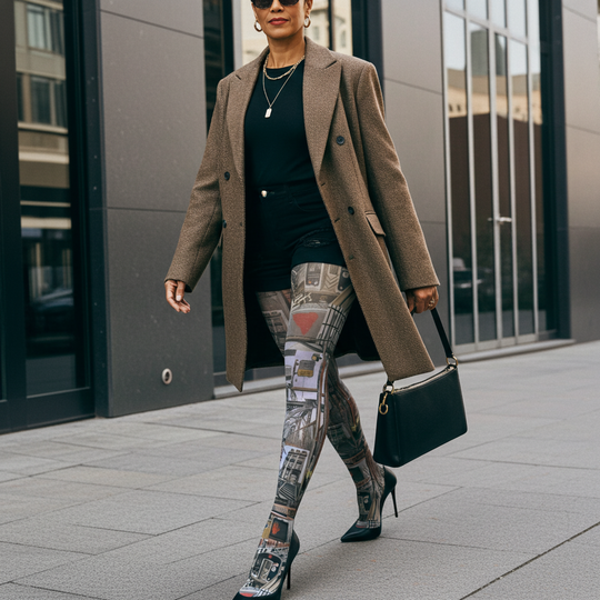 Brooklyn Pattern Printed Tights