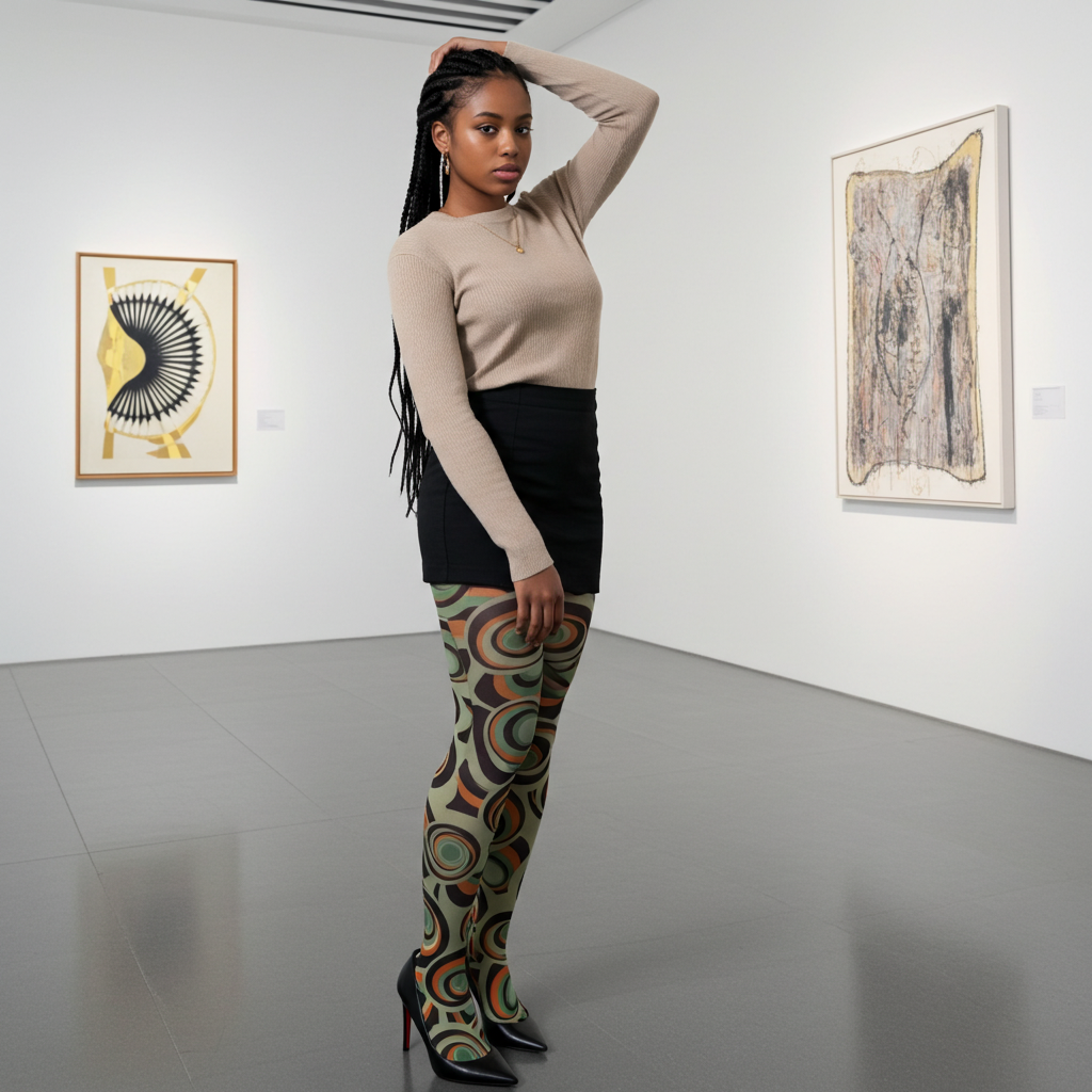 Medias Carnaby cómodas para mujer - Estampado colorido