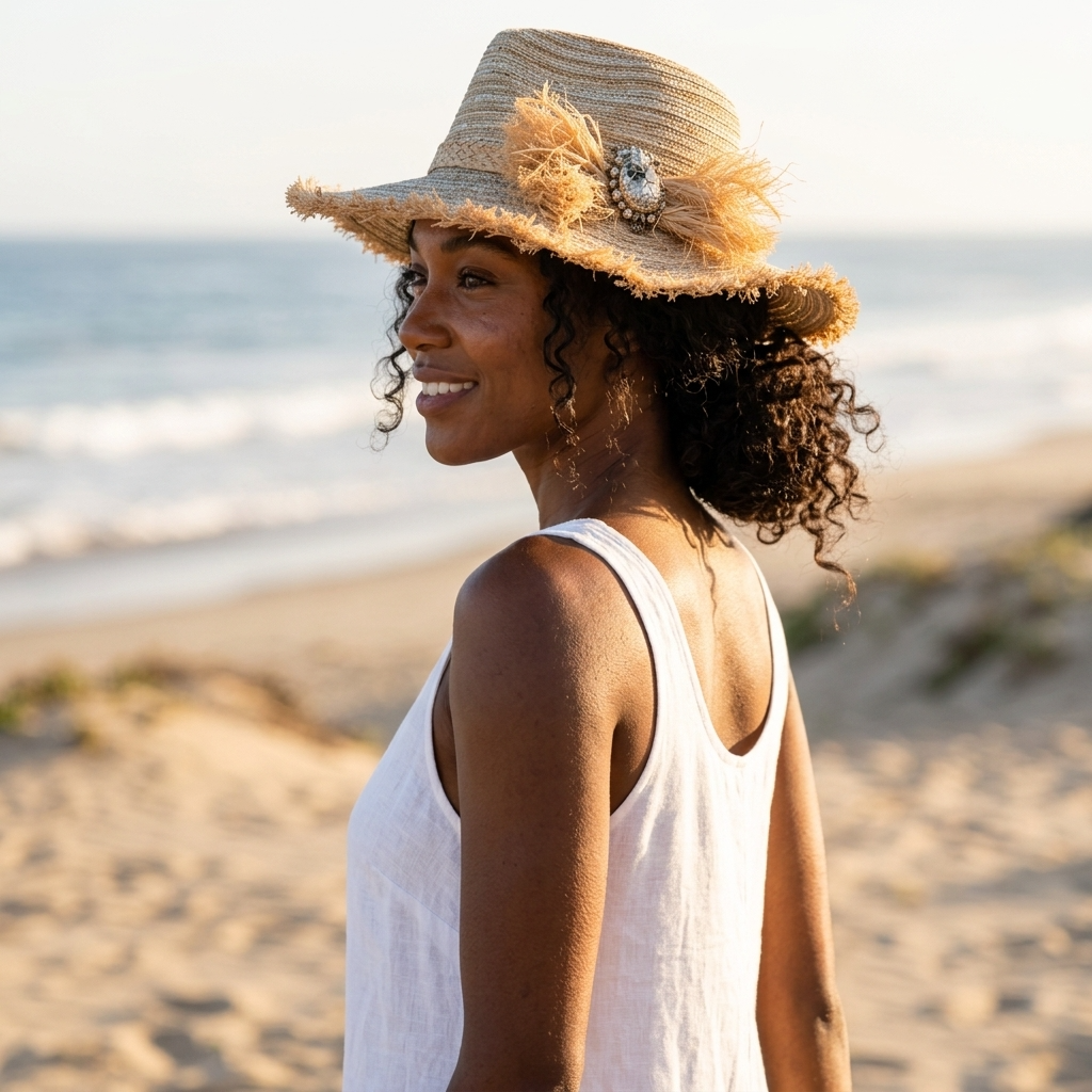 Calypso Woven Mix Fedora Hat