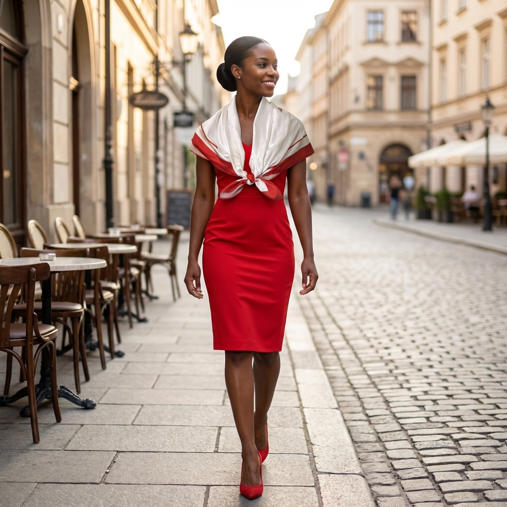 Delta Sigma Theta Signature Premier Classic Scarf