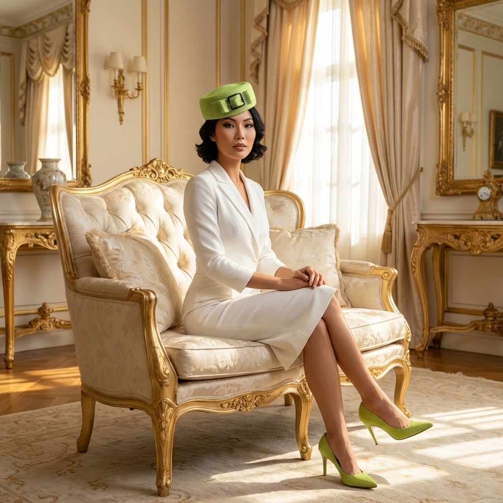 Tocado de flor de sinamay en dos tonos: azul lima