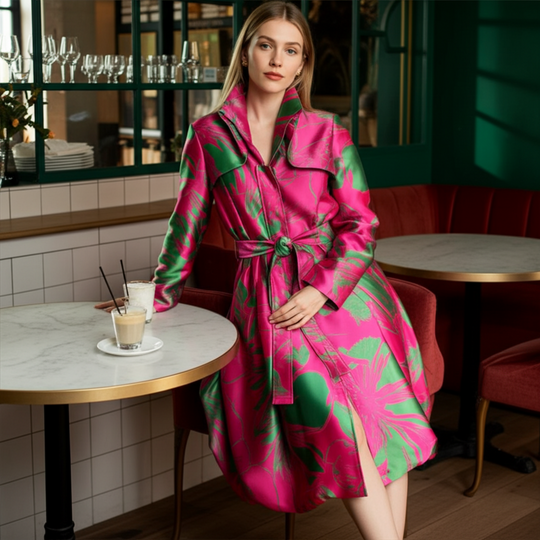 Jacquard Versatile Dress Coat - PG