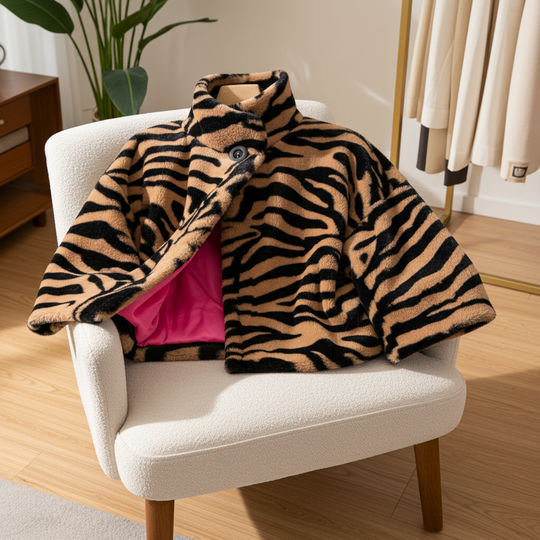 La chaqueta con estampado animal de Broadway