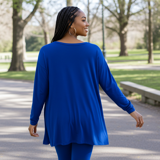 Oversized Full Length Set - Royal Blue