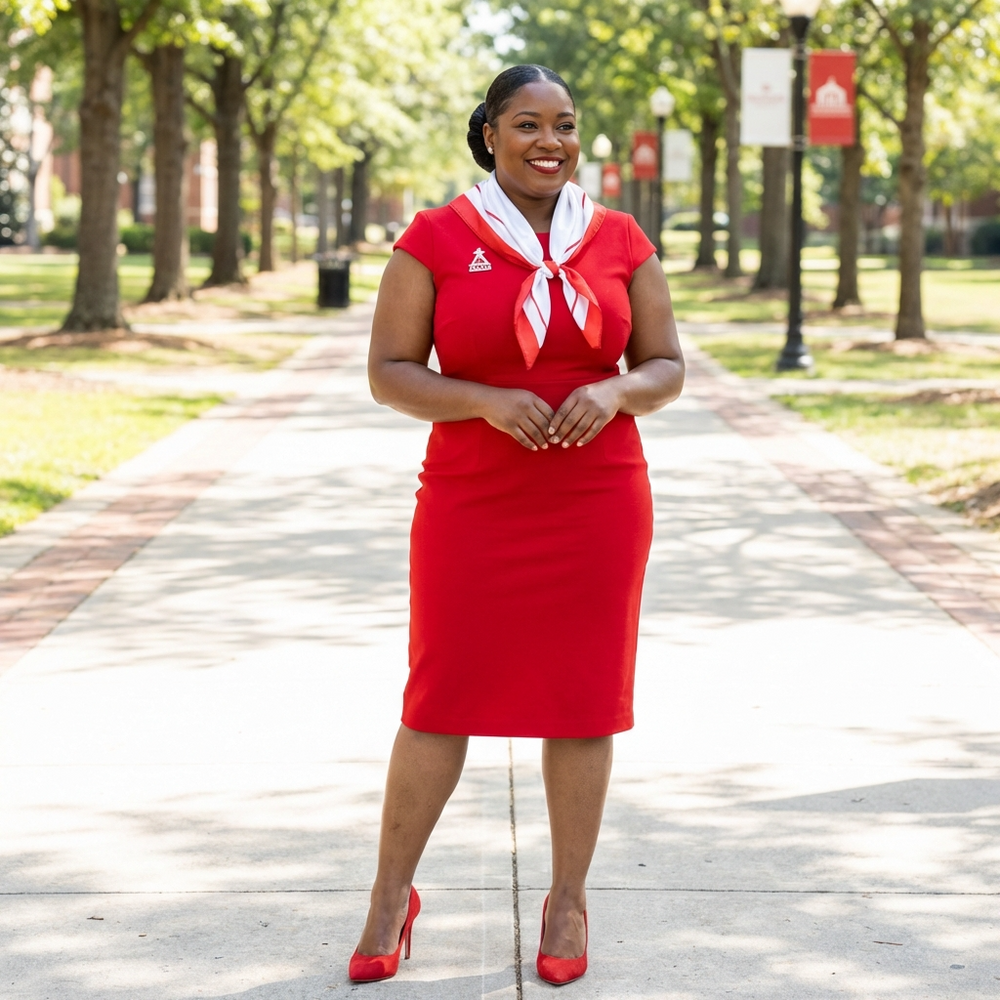 Delta Sigma Theta Signature Premier Classic Scarf