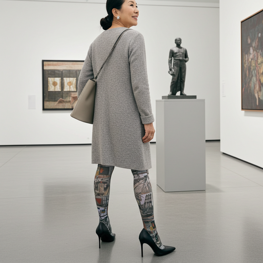 Brooklyn Pattern Printed Tights