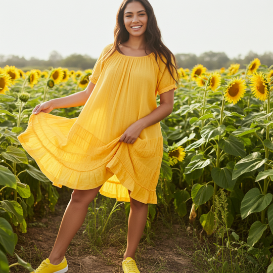 So Scenic Mini Ruched Dress