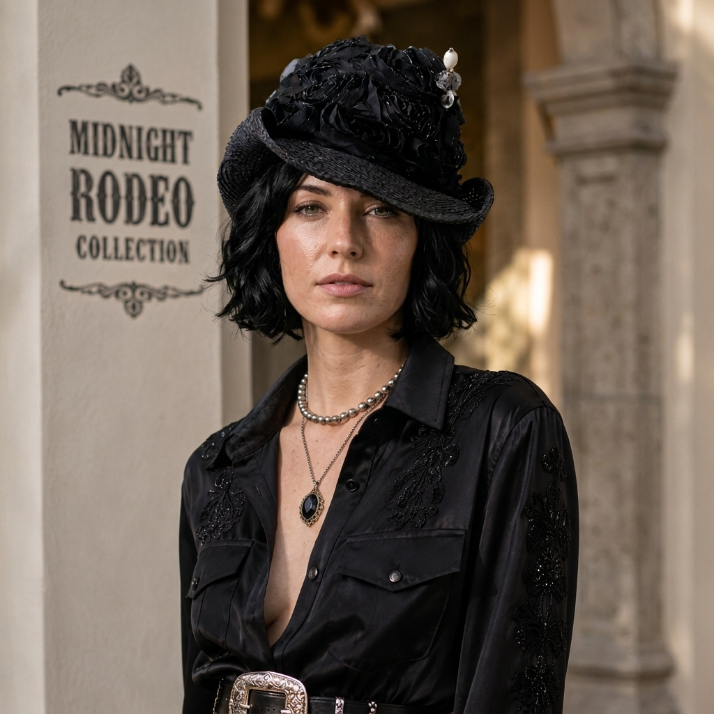 Black Dahlia Rodeo Hat