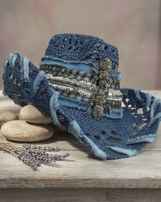 Bestickter Denim Cowboy - Shiloh