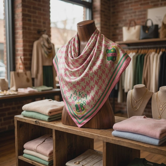 Houndstooth AKA Sorority Scarf