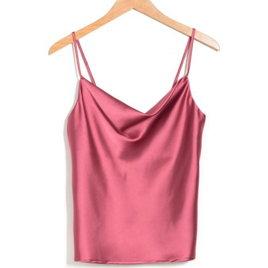 Silky Satin Solid Camisole - Mauve
Update your basics collection with this chic and versatile tank top that is construction from silky satin. 26" length (size S) Cowl neck Spaghetti straps Solid Woven 97% polyester, 3% spandex Machine wash cold, line dry Imported
Silky Satin Solid Camisole - Mauve
Tank top from silky satin. 26" length (size S) Cowl neck Spaghetti straps Solid Woven 97% polyester, 3% spandex Machine wash cold, line dry Imported


$40
$40
$40
blouse, camisole, dark pink tank top, fuchsia sati