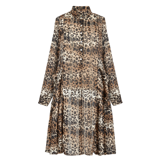 Leopard Print Semi Ruffled Midi Dress – Le' Diva Boutique Store