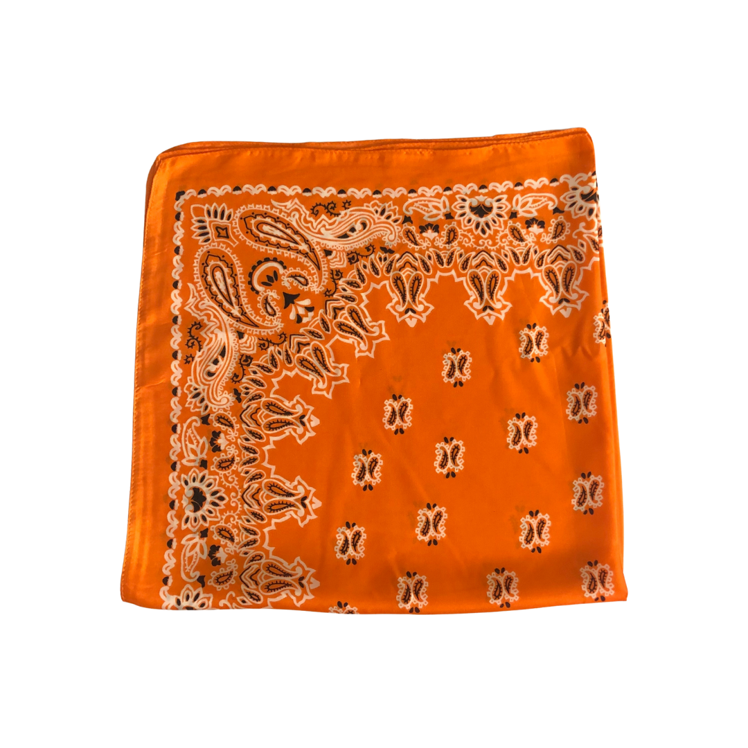 Paisley Necktie Poly Silk Scarf - Orange
A beautiful necktie scarf is the absolute best way to top off an outfit and make a statement when you arrive. These super soft necktie scarves come in an assortment of colors and if I were you I would pick up 2 or 3. of them. They will not disappoint. 100% Poly Silk SIZE & FIT 27" x 27"
Paisley Necktie Poly Silk Scarf - Orange
 These super soft necktie scarves come in an assortment of colors and if I were you I would pick up 2 or 3. of them. They will not disappoint.