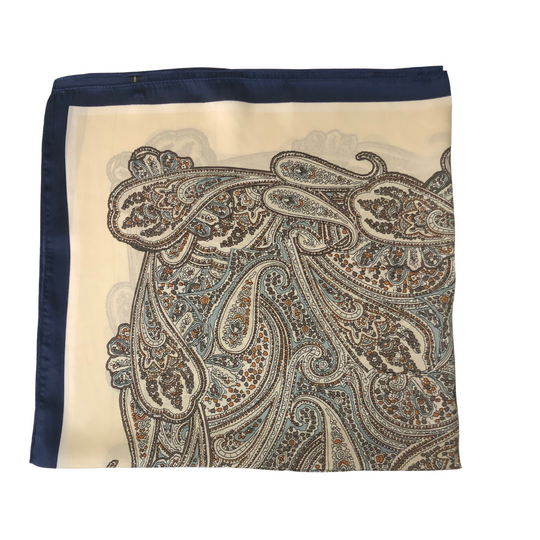 Paisley Necktie Poly Silk Scarf - Blue Silver
A beautiful necktie scarf is the absolute best way to top off an outfit and make a statement when you arrive. These super soft necktie scarves come in an assortment of colors and if I were you I would pick up 2 or 3. of them. They will not disappoint. 100% Poly Silk SIZE & FIT 27" x 27"
Paisley Necktie Poly Silk Scarf - Blue Silver
These super soft necktie scarves come in an assortment of colors and if I were you I would pick up 2 or 3. of them. They will not di