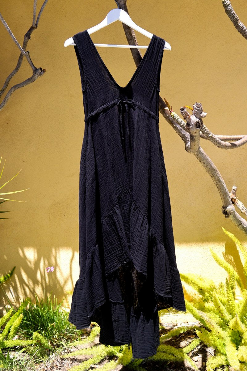 Drawstring Drama Maxi Dress - Black
Beat the heat in style with our marvelous maxi dress with a full front slit and billowing skirt. Maxi Length Drawstring bodice 100% Cotton Machine Wash Cold Water, Dry On Low, Low Iron.
Drawstring Drama Maxi Dress - Black
Beat the heat in style with our marvelous maxi dress with a full front slit and billowing skirt. Maxi Length Drawstring bodice 100% Cotton Machine Wash
2062X-1

$175
$175
$175
black cotton maxi dress, black cotton ruffle dress, black dress, black ruffle