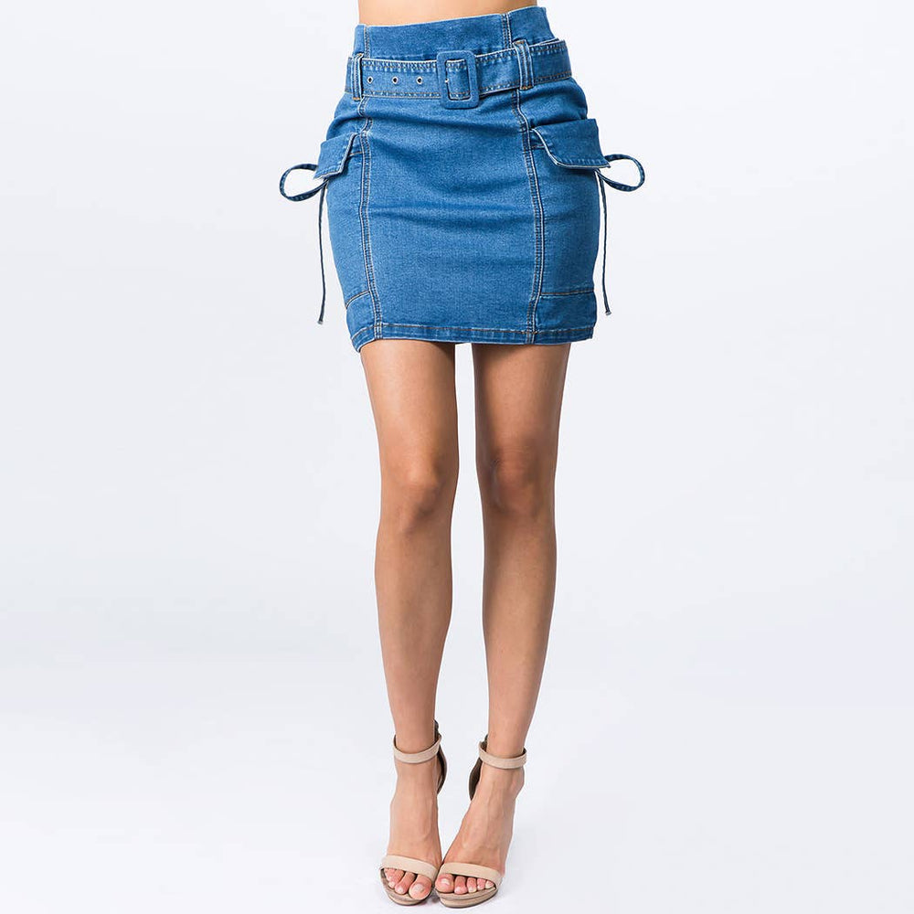 Denim Skirt - Belted
A cool raw detailed denim skirt with bold straps and side pockets. 97% cotton / 3% spandex Machine wash
Denim Skirt - Belted
A cool raw detailed denim skirt with bold straps and side pockets. 97% cotton / 3% spandex Machine wash
10302019002-1

$39.99
$39.99
$39.99
black denim short skirt, black denim skirt, denim, skirt
Skirts
American Bazi
$39.99
$39.99
$39.99
Size: Small, Medium, Large, 1X, 2X, 3X
Color: Black

Le' Diva Boutique Store
