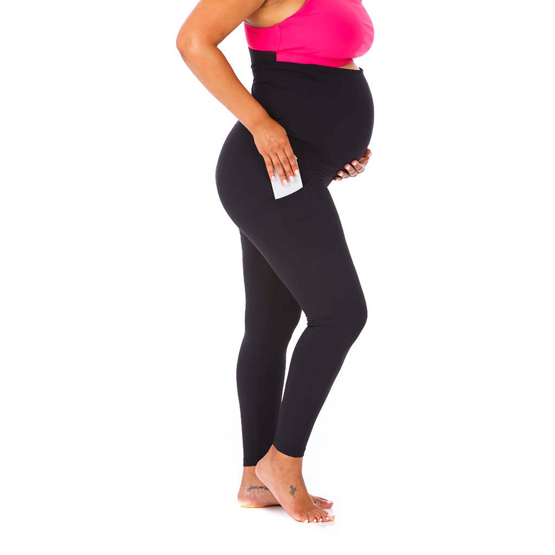Premium Luxe Maternity Leggings
Premium Luxe Maternity Leggings You truly haven't felt leggings like this! We guarantee they will be the softest and most comfortable maternity leggings you will own. The Premium Luxe Maternity Leggings are made with a high tech quality fabric that's engineered to feel like your second-skin layer. These leggings are buttery soft, wick sweat and retain their shape over time. With our signature silicone grips inside the waistband you'll no longer have to keep pulling up your le