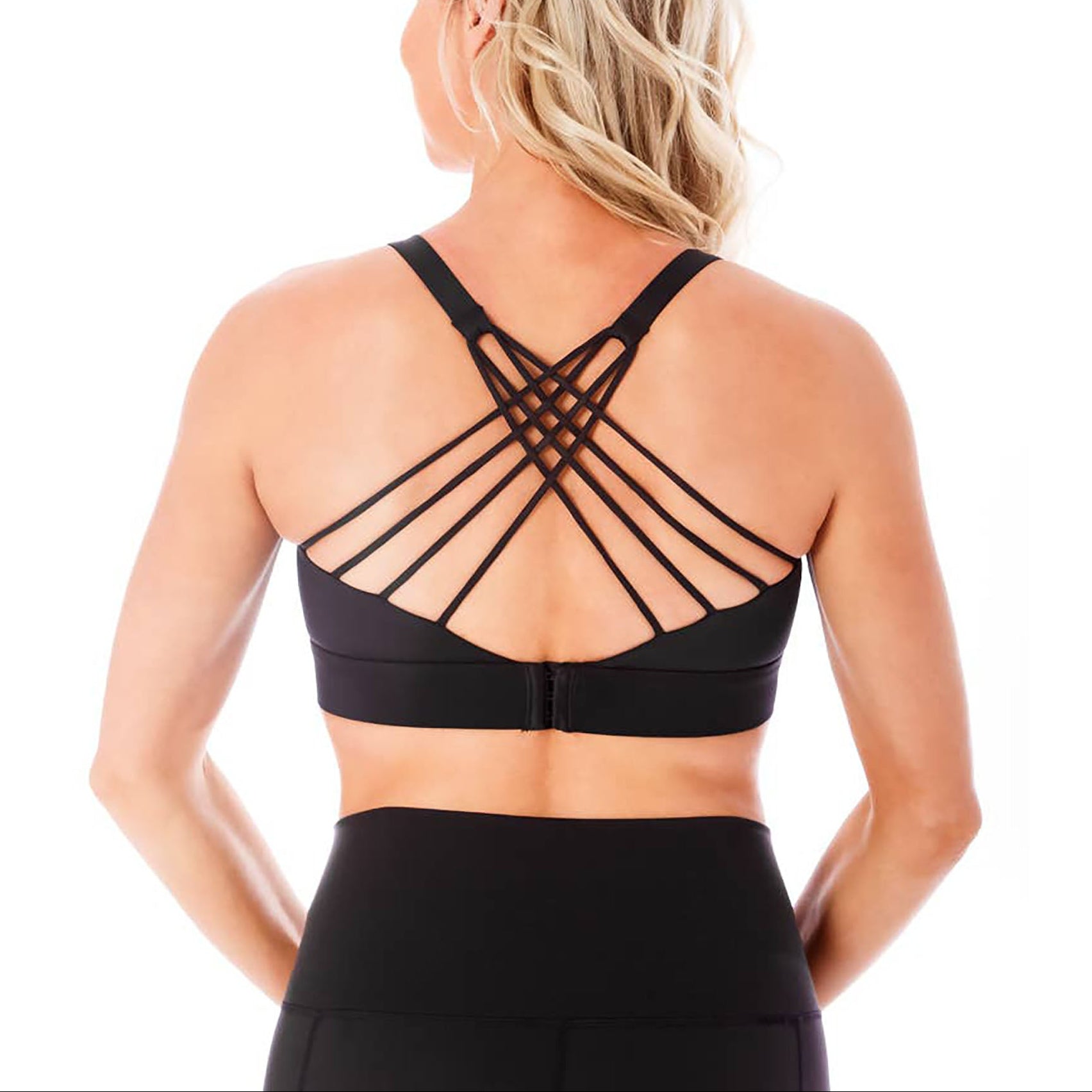 Strappy Back Mid Support Nursing Sports Bra
Strappy Back Mid Support Nursing Sports Bra Features: Mid Support Nursing Sports Bra New features include: adjustable straps as well as a thicker band and more coverage! This stylish design features low-mid support and great for lifting weights, yoga or running errands. We also added an adjustable back so you can easily change your band size during postpartum. The stretchy fabric is super comfortable and is super soft to the touch. The strappy back forms nicely to