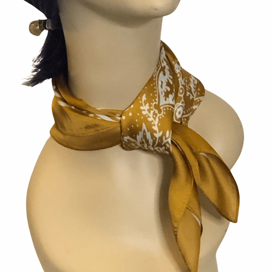 Paisley Necktie Poly Silk Scarf - Mustard
These super soft necktie scarves come in an assortment of colors and if I were you I would pick up 2 or 3. of them. They will not disappoint. 100% Poly Silk SIZE & FIT 27" x 27"
Paisley Necktie Poly Silk Scarf - Mustard
These super soft necktie scarves come in an assortment of colors and if I were you I would pick up 2 or 3. of them. They will not disappoint. 100% Poly Silk SIZE & FIT 27" x 27"


$9.99
$9.99
$9.99
gold scarf, mustard bandana scarf, mustard paisley s