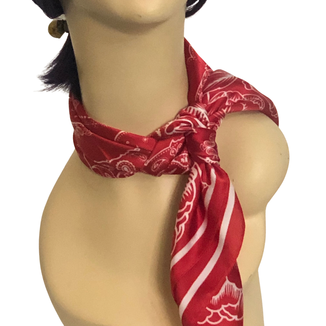 Flower Necktie Poly Silk Scarf - Red
A beautiful necktie scarf is the absolute best way to top off an outfit and make a statement when you arrive. These super soft necktie scarves come in an assortment of colors and if I were you I would pick up 2 or 3. of them. They will not disappoint. 100% Poly Silk SIZE & FIT 27" x 27"
Flower Necktie Poly Silk Scarf - Red
 These super soft necktie scarves come in an assortment of colors and if I were you I would pick up 2 or 3. of them. They will not disappoint. 100% Po