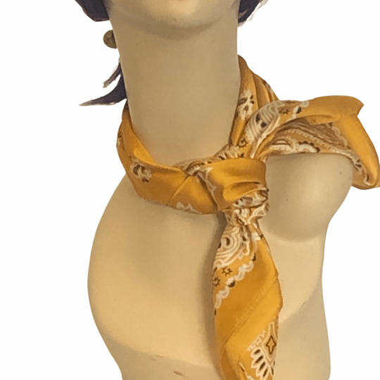 Paisley Necktie Poly Silk Scarf - Motif Mustard
A beautiful necktie scarf is the absolute best way to top off an outfit and make a statement when you arrive. These super soft necktie scarves come in an assortment of colors and if I were you I would pick up 2 or 3. of them. They will not disappoint. 100% Poly Silk SIZE & FIT 27" x 27"
Paisley Necktie Poly Silk Scarf - Motif Mustard
A beautiful necktie scarf is the absolute best way to top off an outfit. These super soft necktie scarves come in an assortment